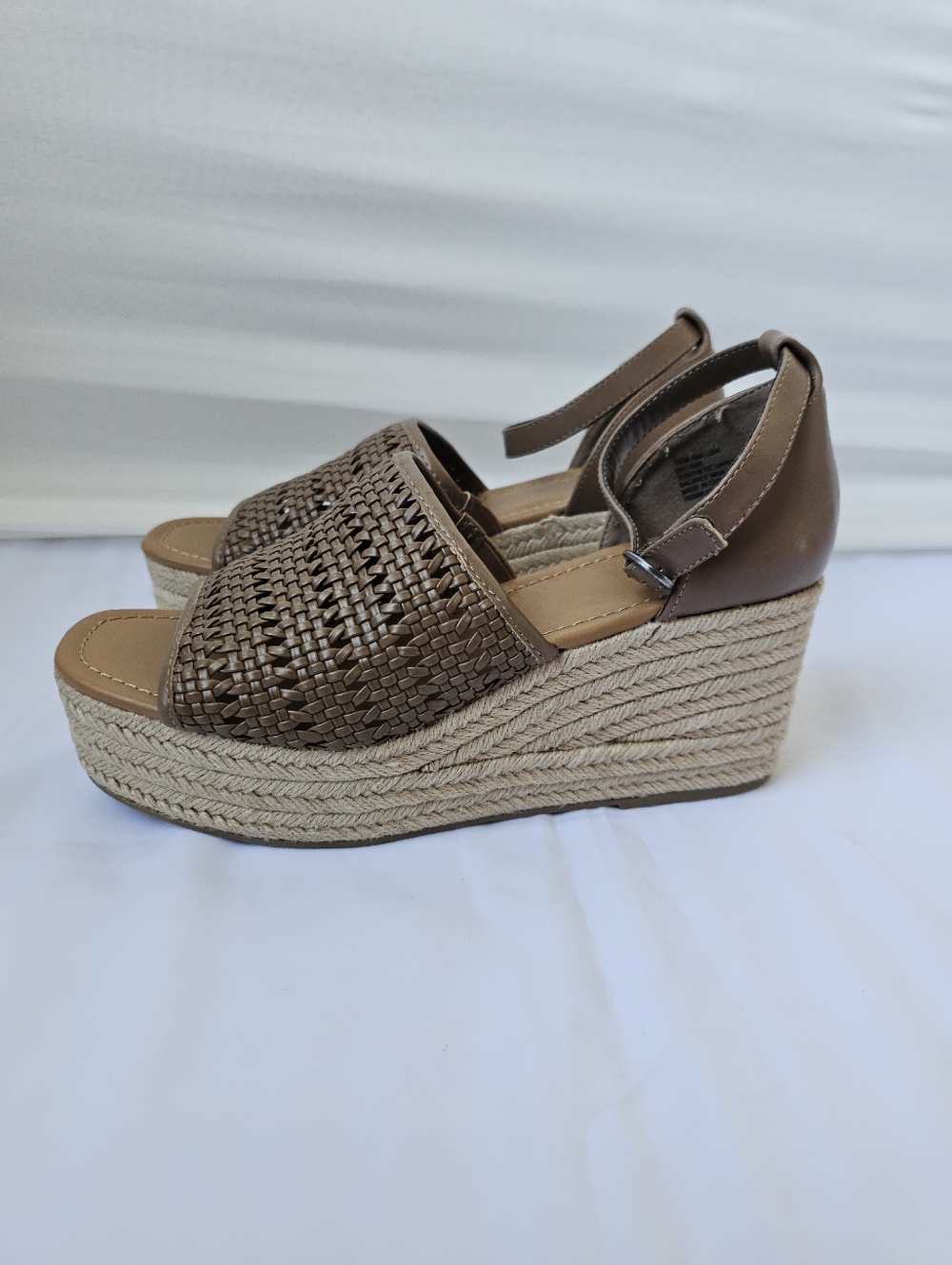 A.N.A. Espadrille Platform Wedge Sandals with Dyed Platform – Size 10 - Picture 9 of 16